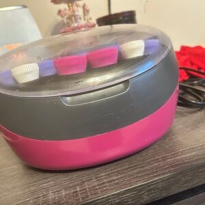 Remington Pink and Gray Hair Roller Set